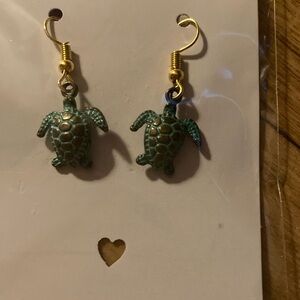 “ Green Sea Turtle” earrings.